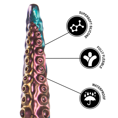 EPIC - DILDO DE TENTÁCULOS DE CARÍBIS TAMANHO GRANDE - D-246890 - Dona Pimenta