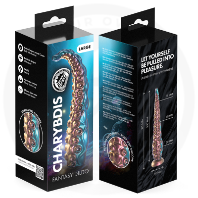 EPIC - DILDO DE TENTÁCULOS DE CARÍBIS TAMANHO GRANDE - D-246890 - Dona Pimenta