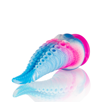 EPIC - PHORCYS DILDO COM TENTÁCULOS AZUIS TAMANHO PEQUENO - D-246896 - Dona Pimenta
