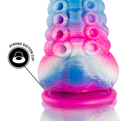 EPIC - PHORCYS DILDO COM TENTÁCULOS AZUIS TAMANHO PEQUENO - D-246896 - Dona Pimenta