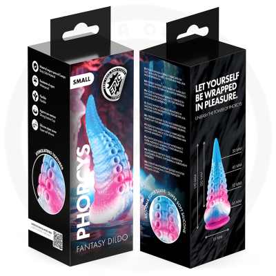 EPIC - PHORCYS DILDO COM TENTÁCULOS AZUIS TAMANHO PEQUENO - D-246896 - Dona Pimenta