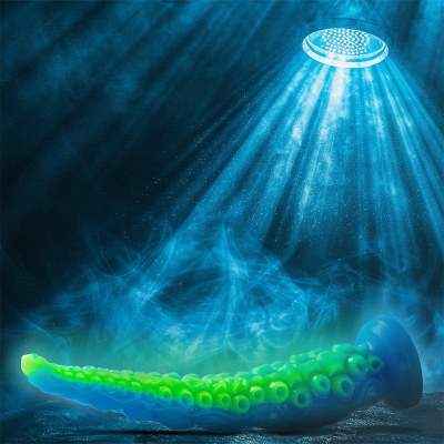 EPIC - SCYLLA DILDO FLUORESCENTE COM TENTÁCULOS FINOS TAMANHO GRANDE - D-246898 - Dona Pimenta