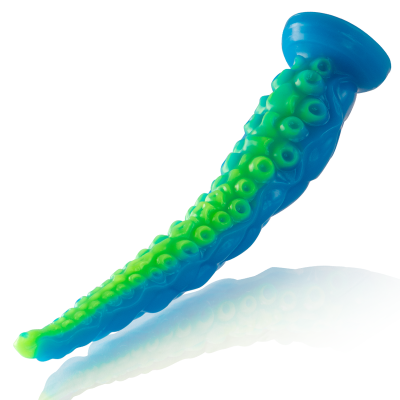 EPIC - SCYLLA DILDO FLUORESCENTE COM TENTÁCULOS FINOS TAMANHO GRANDE - D-246898 - Dona Pimenta
