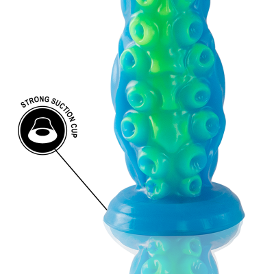 EPIC - SCYLLA DILDO FLUORESCENTE COM TENTÁCULOS FINOS TAMANHO GRANDE - D-246898 - Dona Pimenta