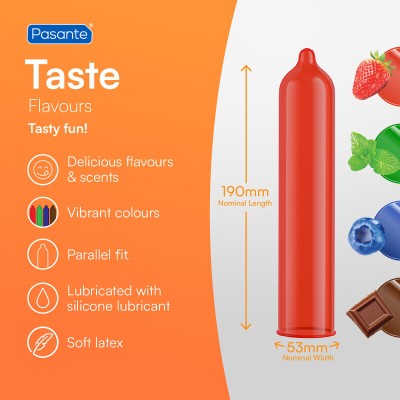 ATRAVÉS DE Preservativos SABORES 155 UNIDADES - D-225488 - Dona Pimenta