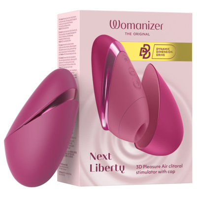 WOMANIZER - NEXT LIBERTY 3D ESTIMULADOR CLITORIAL INTENSE PINK AIR OF PLEASURE - D-246838 - Dona Pimenta