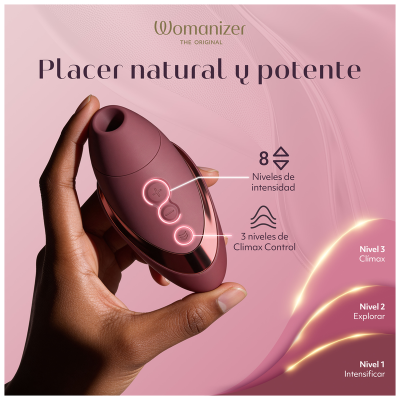 WOMANIZER - NEXT LIBERTY 3D PLEASURE AIR CLITORAL STIMULATOR BORDEAUX - D-246839 - Dona Pimenta