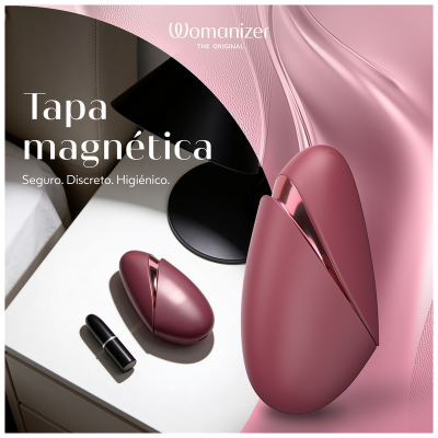 WOMANIZER - NEXT LIBERTY 3D PLEASURE AIR CLITORAL STIMULATOR BORDEAUX - D-246839 - Dona Pimenta