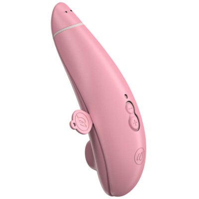 WOMANIZER - ESTIMULADOR CLITORIANO PREMIUM ECO DE SUCÇÃO COM 12 NÍVEIS DE INTENSIDADE ROSA - D-246951 - Dona Pimenta