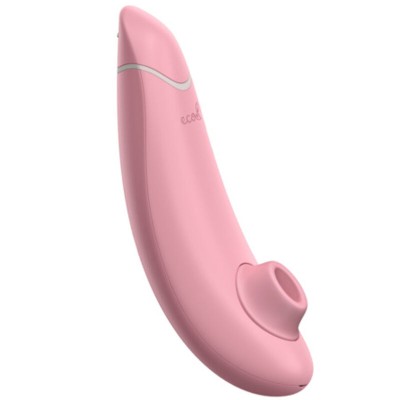 WOMANIZER - ESTIMULADOR CLITORIANO PREMIUM ECO DE SUCÇÃO COM 12 NÍVEIS DE INTENSIDADE ROSA - D-246951 - Dona Pimenta