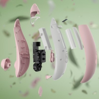 WOMANIZER - ESTIMULADOR CLITORIANO PREMIUM ECO DE SUCÇÃO COM 12 NÍVEIS DE INTENSIDADE ROSA - D-246951 - Dona Pimenta