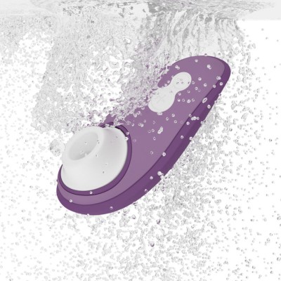 WOMANIZER - LIBERTY 2 - ESTIMULADOR CLITORIANO POR SUCÇÃO, 8 NÍVEIS DE INTENSIDADE, ROXO - D-246953 - Dona Pimenta