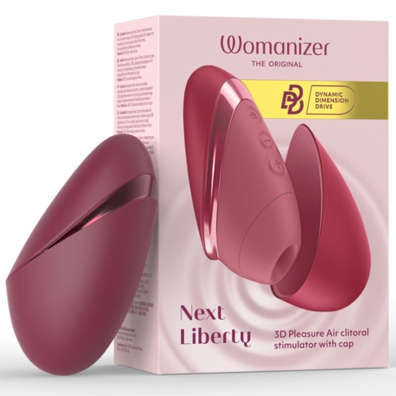 WOMANIZER - NEXT SUCTION CLITORIAL STIMULATOR 14 NÍVEIS DE INTENSIDADE BORDEAUX - D-246954 - Dona Pimenta