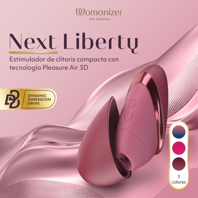 WOMANIZER - NEXT SUCTION CLITORIAL STIMULATOR 14 NÍVEIS DE INTENSIDADE BORDEAUX - D-246954 - Dona Pimenta