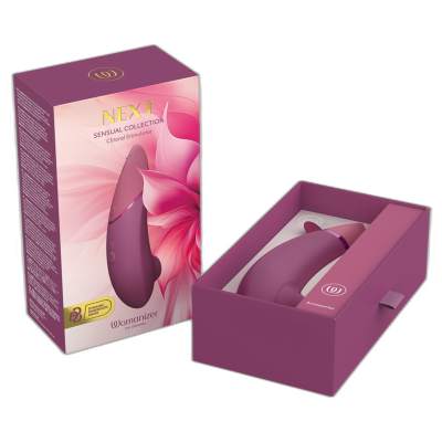 WOMANIZER - NEXT SUCTION CLITORIAL STIMULATOR 14 NÍVEIS DE INTENSIDADE ROSA ESCURO - D-246955 - Dona Pimenta