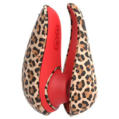 WOMANIZER - LIBERTY 2 - ESTIMULADOR CLITORIANO POR SUCÇÃO, 8 NÍVEIS DE INTENSIDADE, ESTAMPA DE LEOPARDO - D-246957 - Dona Piment