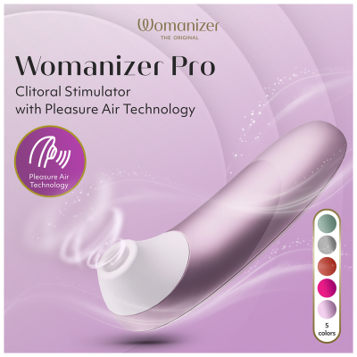 WOMANIZER - ESTIMULADOR CLITORIANO DE SUCÇÃO PROFISSIONAL COM 11 NÍVEIS DE INTENSIDADE - LILÁS - D-246961 - Dona Pimenta