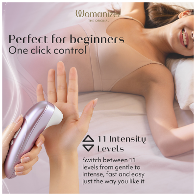 WOMANIZER - ESTIMULADOR CLITORIANO DE SUCÇÃO PROFISSIONAL COM 11 NÍVEIS DE INTENSIDADE - LILÁS - D-246961 - Dona Pimenta