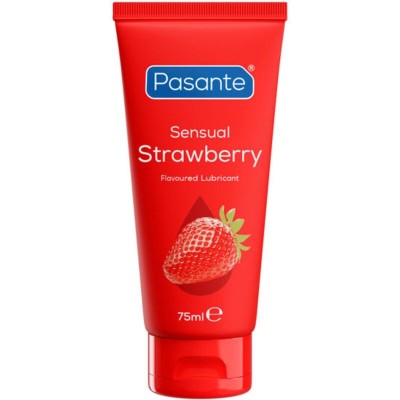 PASANTE - LUBRIFICANTE SABOR MORANGO 75 ML - D-236448 - Dona Pimenta