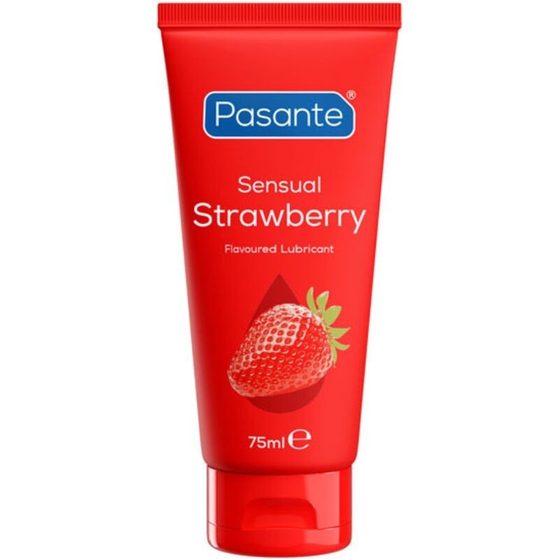 PASANTE - LUBRIFICANTE SABOR MORANGO 75 ML - D-236448 - Dona Pimenta