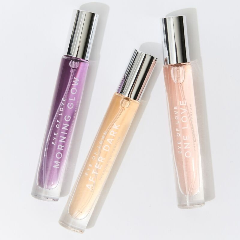 EYE OF LOVE - EOL PHR PARFUM 10 ML SET/3 - MORNING GLOW, ONE LOVE, AFTER DARK - D-235016 - Dona Pimenta
