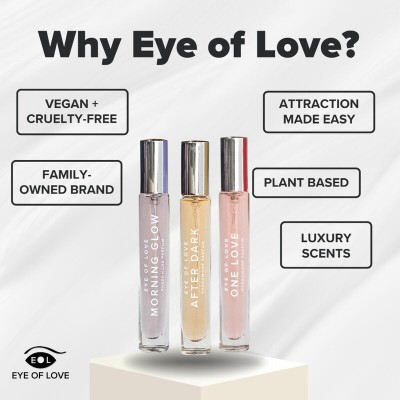 EYE OF LOVE - EOL PHR PARFUM 10 ML SET/3 - MORNING GLOW, ONE LOVE, AFTER DARK - D-235016 - Dona Pimenta