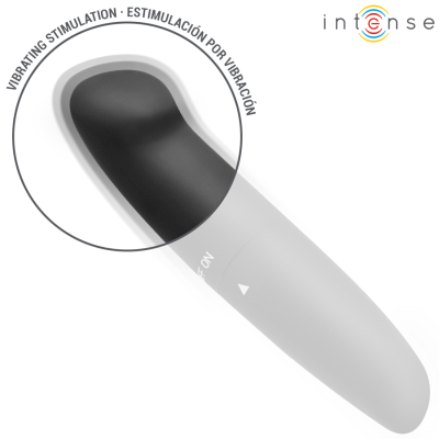 INTENSE - VIBRADOR PHIL G-SPOT PRETO 13 CM - D-245642 - Dona Pimenta
