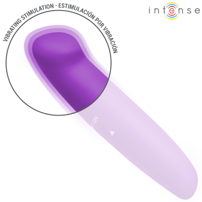 INTENSE - VIBRADOR PHIL G-SPOT ROXO 13 CM - D-245644 - Dona Pimenta