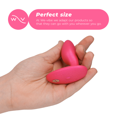 WE-VIBE - DITTO+ VIBRADOR ANAL PLUG ROSA - D-238313 - Dona Pimenta