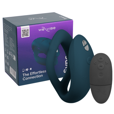 WE-VIBE - SYNC O VIBRADOR FLEXÍVEL CONTROLE REMOTO VERDE ESCURO - D-238123 - Dona Pimenta