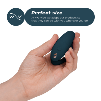 WE-VIBE - SYNC O VIBRADOR FLEXÍVEL CONTROLE REMOTO VERDE ESCURO - D-238123 - Dona Pimenta