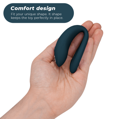 WE-VIBE - SYNC O VIBRADOR FLEXÍVEL CONTROLE REMOTO VERDE ESCURO - D-238123 - Dona Pimenta