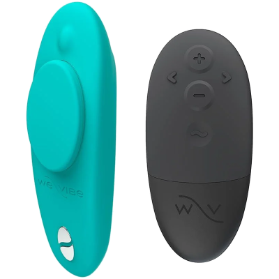 WE-VIBE - MOXIE+ VIBRADOR DE CALCINHA COM CLIPE MAGNÉTICO AQUA - D-247133 - Dona Pimenta