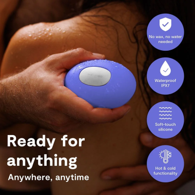 WE-VIBE - VIBRADOR COM AQUECIMENTO E RESFRIAMENTO TEMP, AZUL LAVANDA - D-247134 - Dona Pimenta