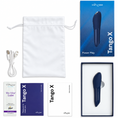 WE-VIBE - TANGO X VIBRADOR BULLET RECARREGÁVEL AZUL MEIA-NOITE - D-247138 - Dona Pimenta