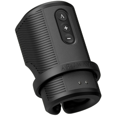 ARCWAVE - ZING STROKER MASCULINO VIBRATÓRIO COM MOTOR DUPLO PRETO - D-247104 - Dona Pimenta