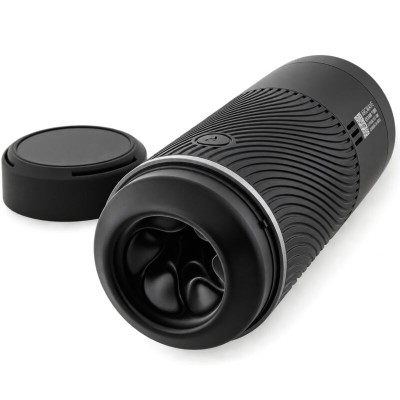 ARCWAVE - POW STROKER MANUAL COM CONTROLO DE SUCÇÃO PRETO - D-247107 - Dona Pimenta