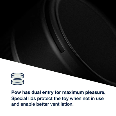 ARCWAVE - POW STROKER MANUAL COM CONTROLO DE SUCÇÃO PRETO - D-247107 - Dona Pimenta