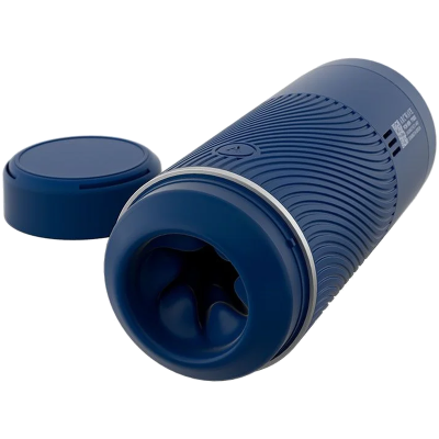 ARCWAVE - POW STROKER MANUAL COM CONTROLO DE SUCÇÃO AZUL - D-247108 - Dona Pimenta