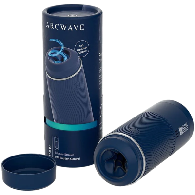 ARCWAVE - POW STROKER MANUAL COM CONTROLO DE SUCÇÃO AZUL - D-247108 - Dona Pimenta