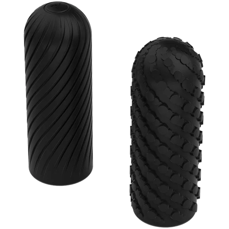 ARCWAVE - GHOST STROKER REVERSÍVEL EM SILICONE PRETO - D-247110 - Dona Pimenta