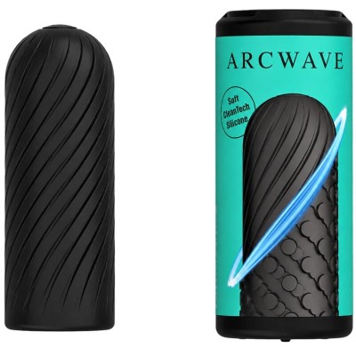 ARCWAVE - GHOST STROKER REVERSÍVEL EM SILICONE PRETO - D-247110 - Dona Pimenta