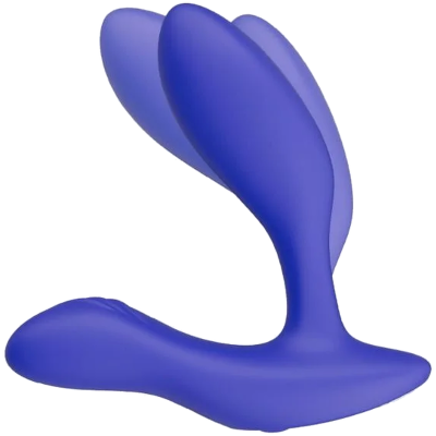 WE-VIBE - VECTOR+ MASSAGEADOR DE PRÓSTATA COM DUPLA ESTIMULAÇÃO AZUL ROYAL - D-247130 - Dona Pimenta