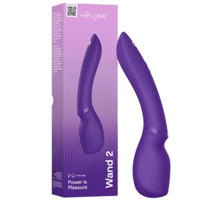 WE-VIBE - WAND 2 MASSAGEADOR CORPORAL RECARREGÁVEL ROXO - D-247127 - Dona Pimenta