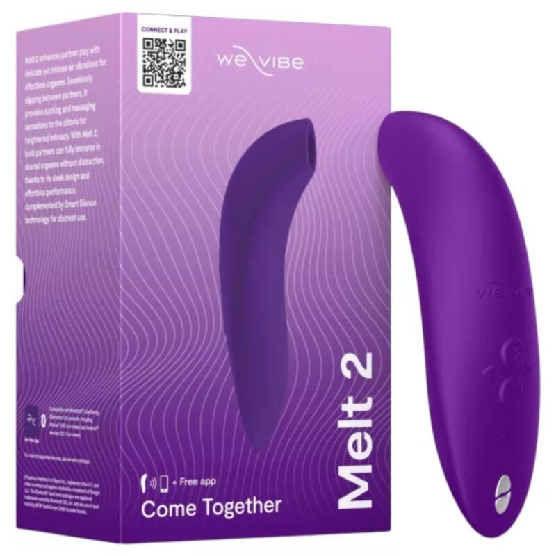 WE-VIBE - MELT 2 ESTIMULADOR CLITORIANO DE PULSAÇÃO DE AR ROXO - D-247128 - Dona Pimenta