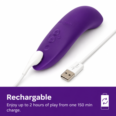 WE-VIBE - MELT 2 ESTIMULADOR CLITORIANO DE PULSAÇÃO DE AR ROXO - D-247128 - Dona Pimenta