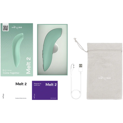 WE-VIBE - MELT 2 ESTIMULADOR CLITORIAL DE PULSAÇÃO DE AR SÁLVIA - D-247129 - Dona Pimenta