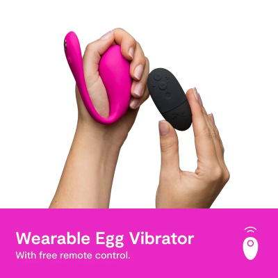 WE-VIBE - JIVE 2 VIBRADOR DE OVO VESTÍVEL ROSA ELÉTRICO - D-247131 - Dona Pimenta