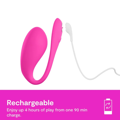 WE-VIBE - JIVE 2 VIBRADOR DE OVO VESTÍVEL ROSA ELÉTRICO - D-247131 - Dona Pimenta