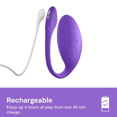 WE-VIBE - JIVE LITE VIBRADOR DE OVO VESTÍVEL CONTROLADO POR APLICATIVO ROXO - D-247136 - Dona Pimenta
